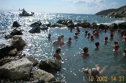 Sulphuric Hot Sea Pool - Kos October 2002